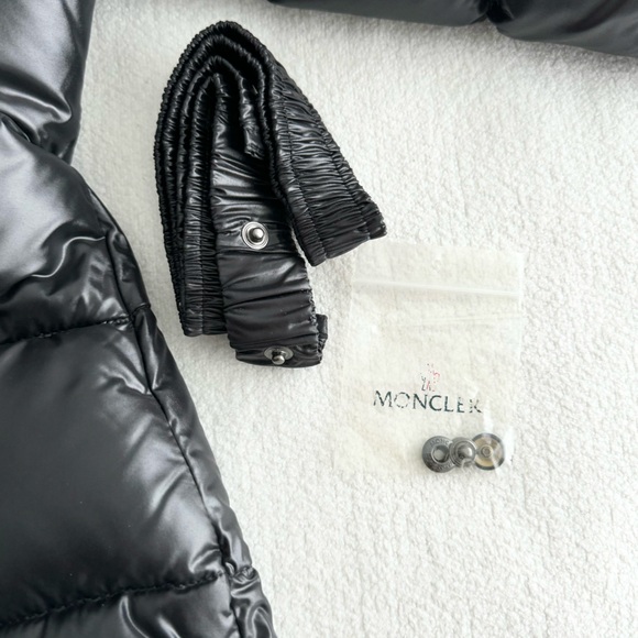 Moncler Black Down Rhin Jacket  Size 1 - Picture 15 of 16